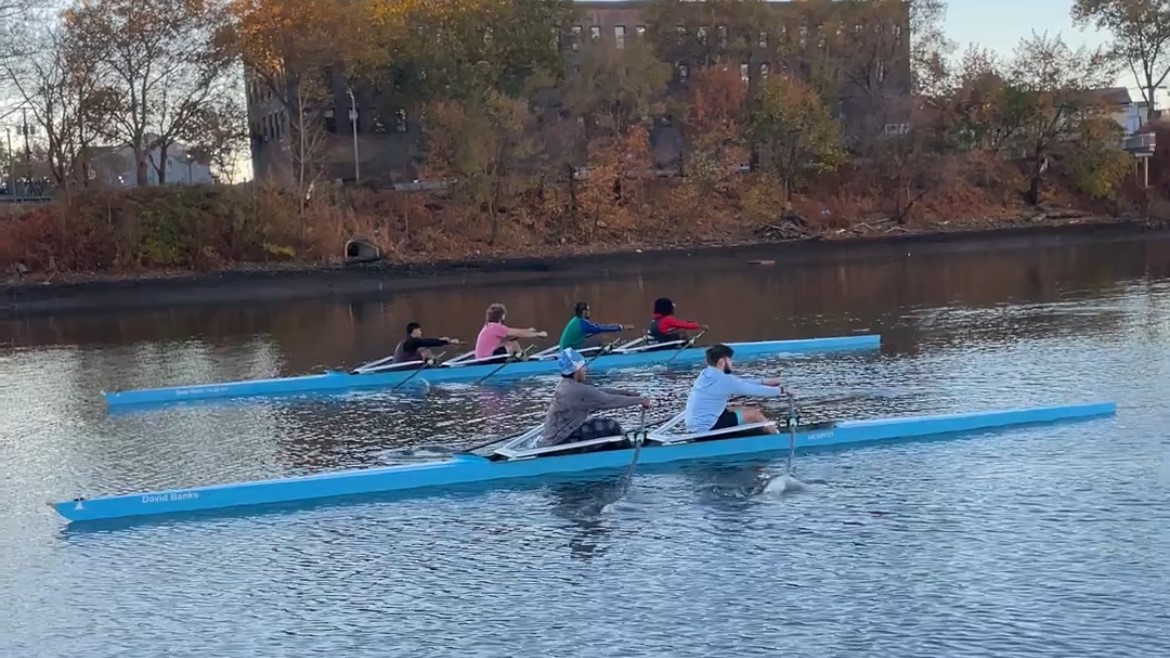 Students row with Brick City Rowing (Newark, New Jersey)